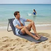 Linder Exclusiv Składane leżak plażowy Szary Podgląd zdjęcia produktu 7