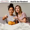 Fleece Kuscheldecke 220x240 cm Flauschiges Polyester Grau Produktbild-Vorschau 3