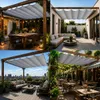 Tenda da sole a onde, grigio chiaro, 2x3 m, retrattile con Anteprima dell’immagine prodotto 11
