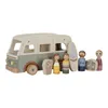 A wooden toy camper van with figures and accessories. Náhled obrázku produktu
