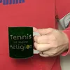 Tennis ist meine Religion Glas Tasse Ein waschechter Produktbild-Vorschau 6