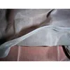 A close-up view of a mesh fabric, possibly a filter bag, with a pink fabric underneath. Produktbild-Vorschau