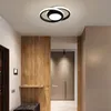 A modern hallway with a ceiling light fixture. Produktbild-Vorschau