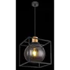 Globo Lighting Hängeleuchte Metall schwarz matt, 1x E27 LED Produktbild-Vorschau 2