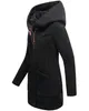 Marikoo Damen Trenchcoat Herbst Winter Jacke Kurz Mantel Produktbild-Vorschau 6