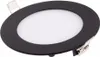 T-LED Čierny vstavaný LED panel guľatý 120mm 6W Farba Náhľad obrázku produktu 2