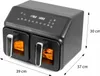Doppelte Fettfrei-Friteuse  2200 W  Fassungsvermögen 8 l  Produktbild-Vorschau 4