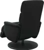 vidaXL Fauteuil de massage avec repose-pieds Noir Voir les images du produit 9