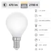 Eglo 110046 LED E14 Leuchtmittel 1x4W Ø45mm warmweiss Produktbild-Vorschau 3