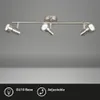 LED stropné svietidlo 3xGU10 otočné 3000K 12W matný nikel Náhľad obrázku produktu 3