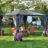 Palram - Canopia Aluminium Pavillon Palermo 3600 Anthrazit Produktbild-Vorschau 22