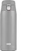 A gray insulated travel mug is shown against a white background. Anteprima dell’immagine prodotto
