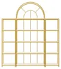 Merax Bücherregal Bogen-Design Standregal, 3-teiliges Regal Produktbild-Vorschau 6