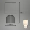 Nočná lampa E14 látkové tienidlo stolová lampa káblový Náhľad obrázku produktu 6