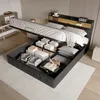 Letto imbottito CDGlobal 140x200cm con USB e rete a doghe, Anteprima dell’immagine prodotto 12