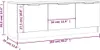 vidaXL TV-Schrank Grau Sonoma 102x35x36,5 cm Holzwerkstoff Produktbild-Vorschau 10
