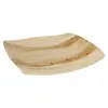 100 Teller, Palmblatt pure 26 cm x 26 cm natur QUADRATO Produktbild-Vorschau 3