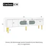 okwish TV-Schrank TV-Lowboard mit Goldenen Beinen und Produktbild-Vorschau 7