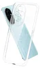 A transparent phone case is shown over a light blue smartphone. Anteprima dell’immagine prodotto