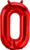 Palloncino in foil lettera O, rosso, 40 cm circa, da Anteprima dell’immagine prodotto 1
