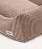 CAFIDE Snozy Hundebett Cord Mokka M, 75 x 60 x 20 cm Produktbild-Vorschau 4