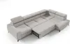 Ecksofa Schlafsofa Sofa TORONTO XL Stoff Element Grau Produktbild-Vorschau 2