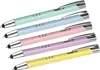 5 Touchpen Kugelschreiber "Pastell" aus Metall / 5 Produktbild-Vorschau 1