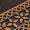 HowHomely | Gummifußmatte - Türmatte - schwarz gold - 60 x Produktbild-Vorschau 4