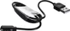 A black charging cable with a USB connector on one end and a magnetic connector on the other, coiled on a white background. Produktbild-Vorschau