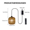 2er Set Batterriebetriebene Boho Pendelleuchten mit Produktbild-Vorschau 2