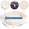 Hundebett Cordo · beige · M · ca. 115 x 100 x 20 cm Produktbild-Vorschau 2