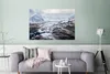 MuchoWow® Poster Fluss im Schnee in den Bergen von Produktbild-Vorschau 5
