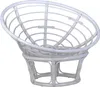 MiaMöbel Sessel 'Papasan' weiß, Ø 100 cm Produktbild-Vorschau 6