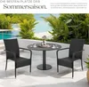 A patio set with two chairs and a table by a swimming pool. Produktbild-Vorschau