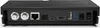 The back panel of a black electronic device, showing various ports and connectors. Produktbild-Vorschau