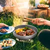 Ultralight Titan Bratpfanne im Freien kampierend, die das Produktbild-Vorschau 8
