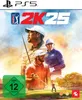 Cover art for the PGA Tour 2K25 video game for PlayStation 5, featuring three golfers. Produktbild-Vorschau