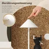 HOMCOM Tischlampe 2er Set Aufladbare USB Tischleuchte mit 3 Produktbild-Vorschau 5