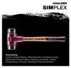 Schonhammer SIMPLEX 80 mm gumová podložka | 4030618300083 Náhľad obrázku produktu 24