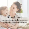 Kinder Tier Wandsticker, Wandtattoo mit Gesicht Löwe Produktbild-Vorschau 3