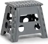 ZELLER Klapphocker 13035 aus Kunststoff, anthrazit / Tritt Produktbild-Vorschau 1