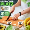 Massives Bambus Schneidebrett mit Saftrille, Produktbild-Vorschau 9