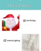 1,5 M Vianočná nafukovacia dekorácia Santa Claus Vonkajšia Náhľad obrázku produktu 4