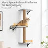 PawGiant 5-in-1 Kletterwand Katzen Set, Stabiles Holz Produktbild-Vorschau 8