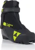 A single black and yellow cross-country ski boot is shown from a three-quarter front view against a white background. Produktbild-Vorschau