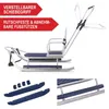 Schlitten ONBEST Weiß-Blau klappbar mit Schiebegriff, Produktbild-Vorschau 2