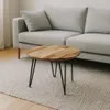 regalik Table basse ronde en chêne Ø80 cm – pieds métal Voir les images du produit 7