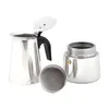 Any Morning Edelstahl Moka Pot, 200 ml, Induktionsgeeignet, Produktbild-Vorschau 3