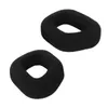 Two black ear pads for headphones are shown against a white background. Podgląd zdjęcia produktu