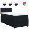 Boxspringbett mit Matratze Schwarz 90x190 cm Samt Produktbild-Vorschau 1